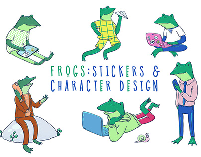 Frogs: character design for easystart project