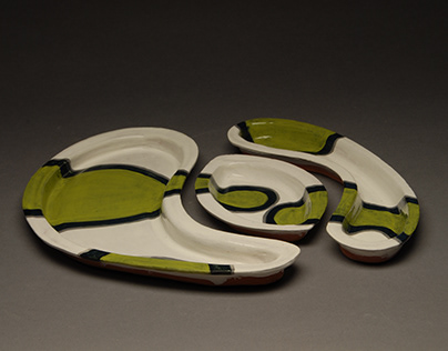 Ceramic Plates by Sarah Clements