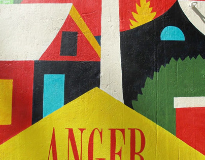 "ANGER" Mural in Anger, Austria