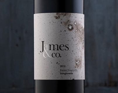 James & Co. Brand and wine labels