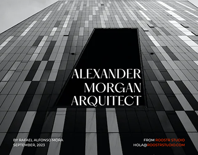 Project thumbnail - Alexander morgan website