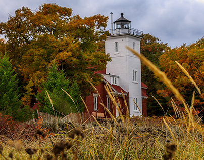 40 Mile Point Lighthouse - Lake Huron