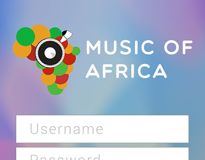 Music For Africa UI Redesign