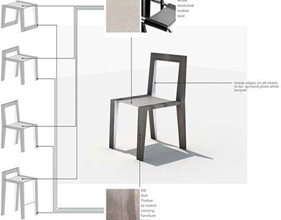 Furniture Design - Range of Chairs and stools