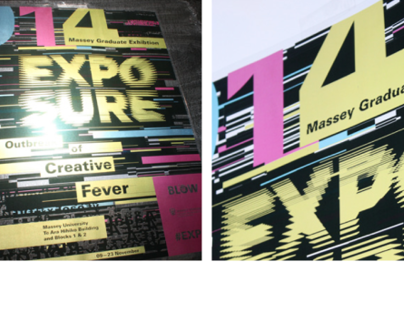 Exposure 2014 Student Exhibition Branding Mockup