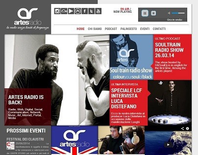 Artes Radio - website