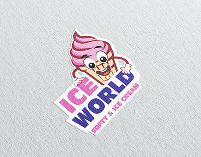 Softy & Ice-Cream Shop Logo Design