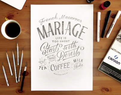 MARIAGE Chalk Lettering