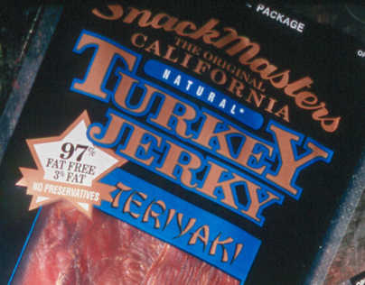 Snackmasters Turkey Jerky Packaging