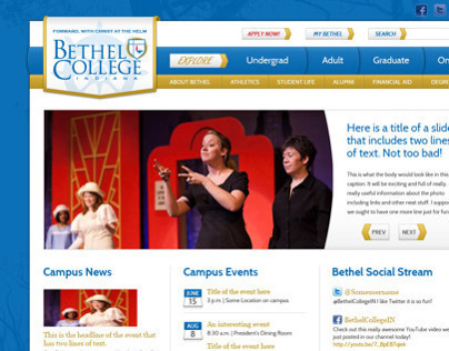 Bethel College website
