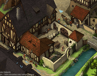 Medieval Town. Part 1