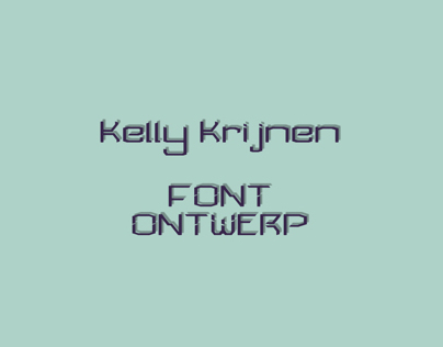 My own font