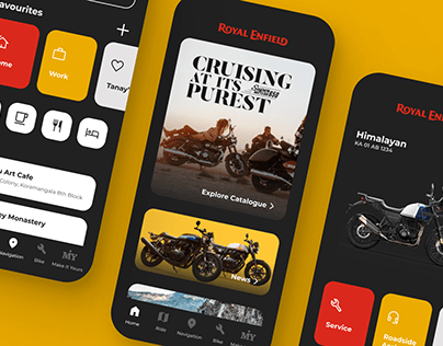 Royal Enfield - Mobile App Redesign