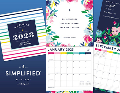 Simplified 2023 Decorative Calendar