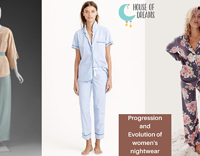Progression and Evolution of women's nightwear