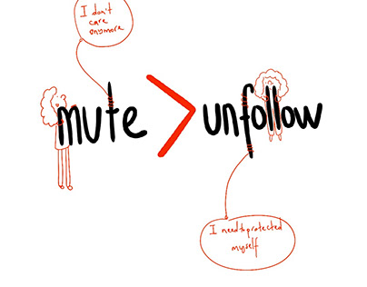 Mute or Unfollow