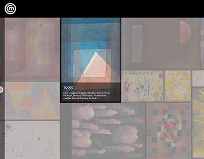 Borne intéractive - Exposition Paul Klee