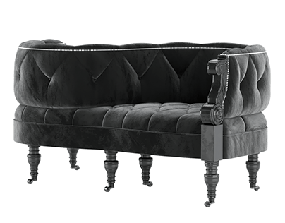 3d модель дивана Eugenie, Бренд: Delight Collection