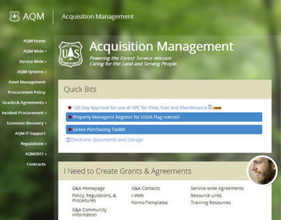 US Forest Service AQM Intranet