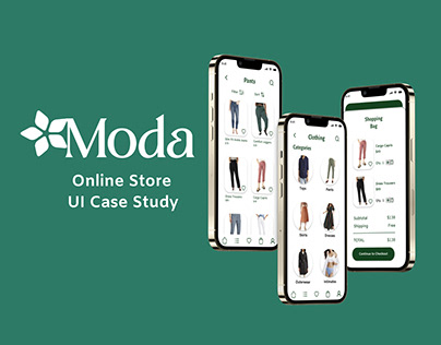 Moda Online Store UI Case Study
