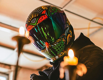Day of the Dead Motorcycle Helmets