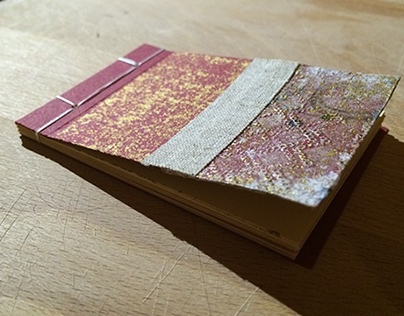 Handmade business card booklet - blank