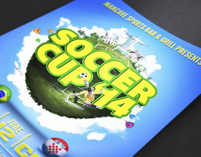  Soccer Cup Global Edition Flyer Template