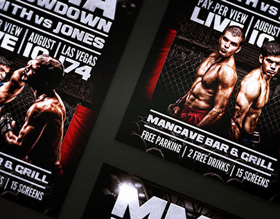 MMA Throwdown Flyer Template