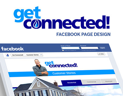 Get Connected Facebook Page Design