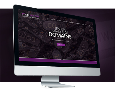 Website design for AllSimple