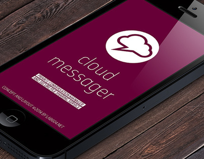 Mobile App Concept - Cloud Messenger