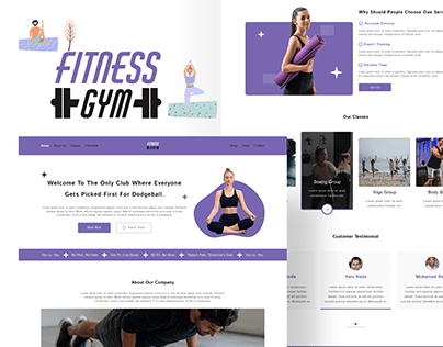 Fitness & Yoga website