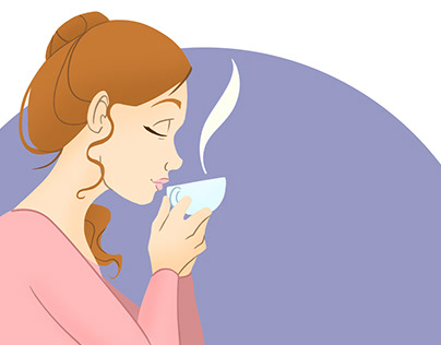 Tea Break Illustration