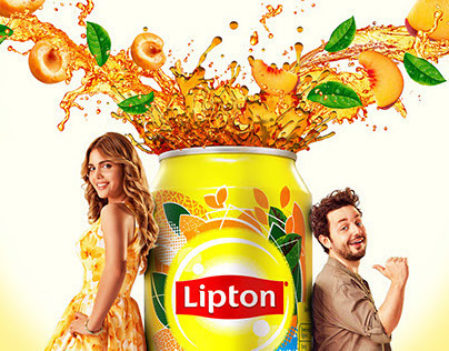 Lipton Ice Tea Double Ad Campaign - Concept&KV Design