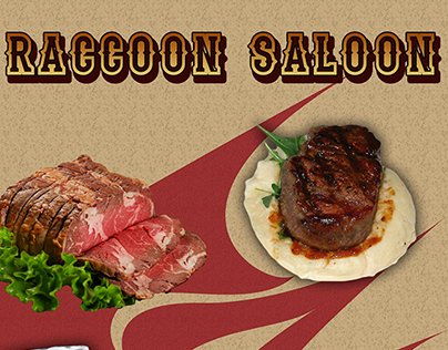 AG - Raccoon Saloon Restaurant Ad