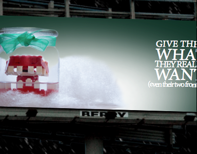 Lego's: Billboard Christmas Advertisements