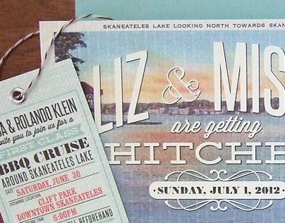 Liz + Misha Wedding Invite