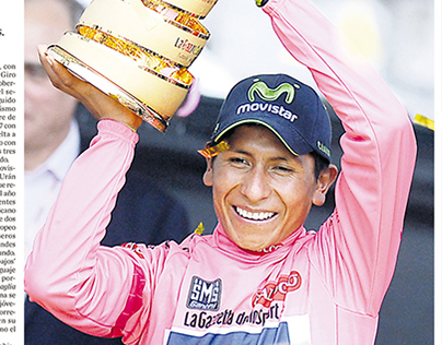 Nairo Quintana Campeón del Giro de Italia 2014