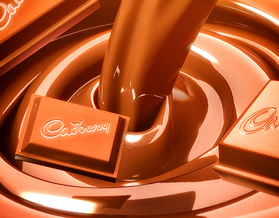 3D Modelled Chocolate Swirl