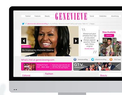 Genevieve Website Rebrand (Pitch)
