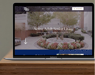 Senior living place booking website