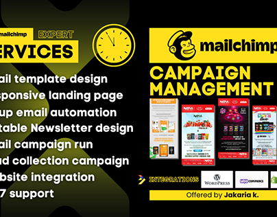 I will manage your MailChimp email marketing campaign