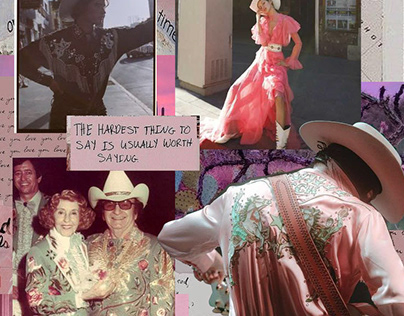 Moodboard on the theme ''Cowboy style '' PART 1