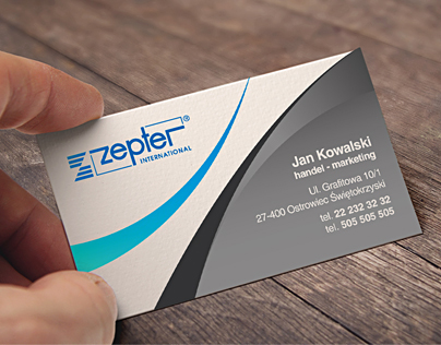 Business cards for sales representative