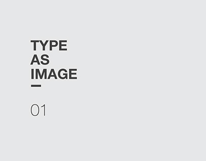 Type as Image