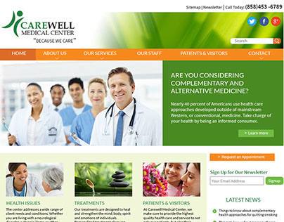Web Campaign for Medical Center