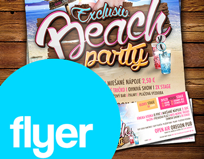 Flyer "Exclusiv Beach Party"