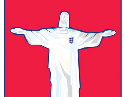My England 2014 World Cup Poster