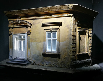 Model of rustic facade (adaptation for shooting)