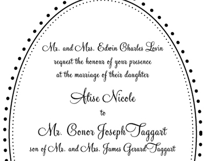 Alise Taggart Wedding Invitation Set